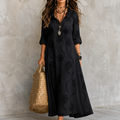 Carol | Vestido maxi confort floral de verano - Ana ruiz 