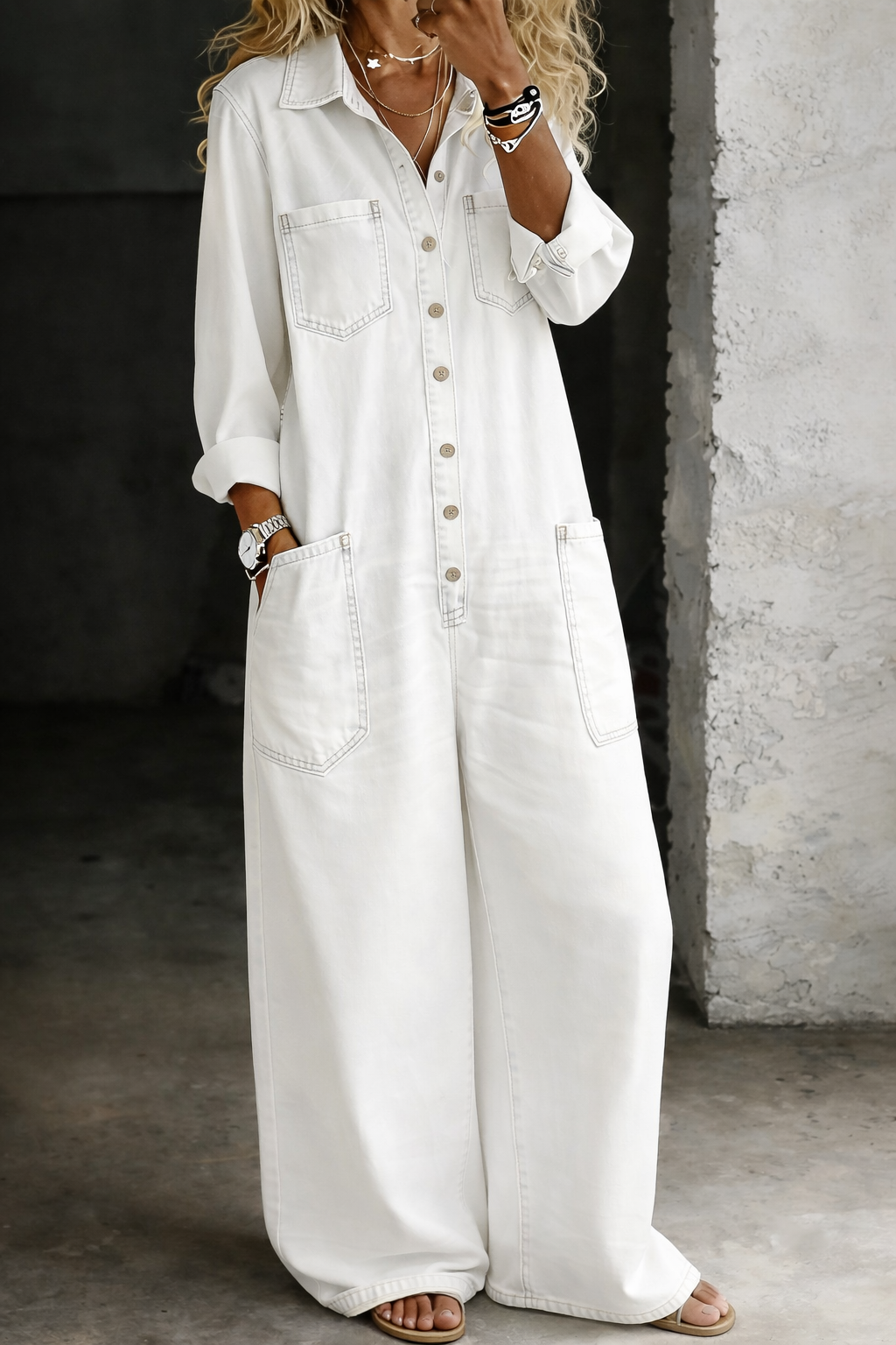 Lena | Peto de denim casual