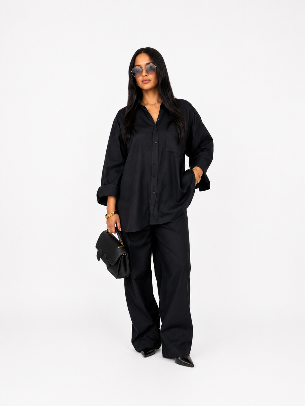 Julia l Conjunto de camisa suelta y pantalón para mujer - Ana ruiz 