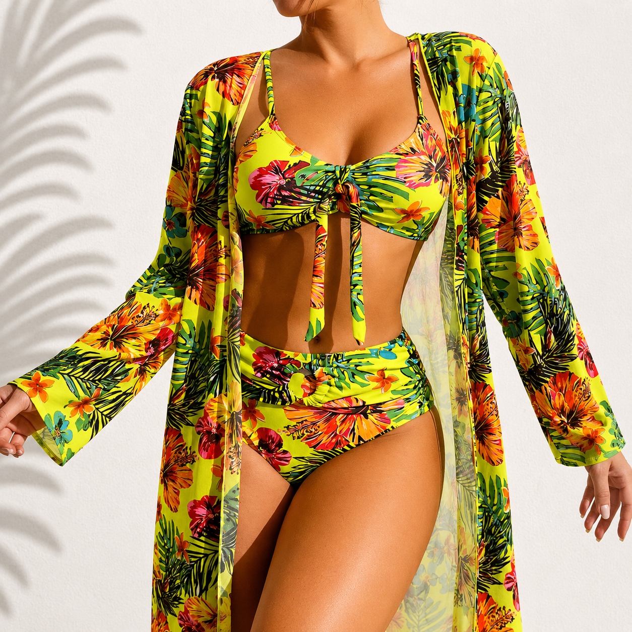 Marie | Bikini Tropical Deluxe de 3 Piezas