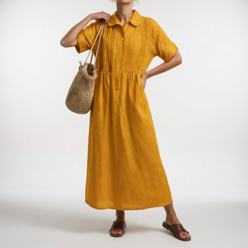 Sandra™ — Vestido camisero fluido de verano