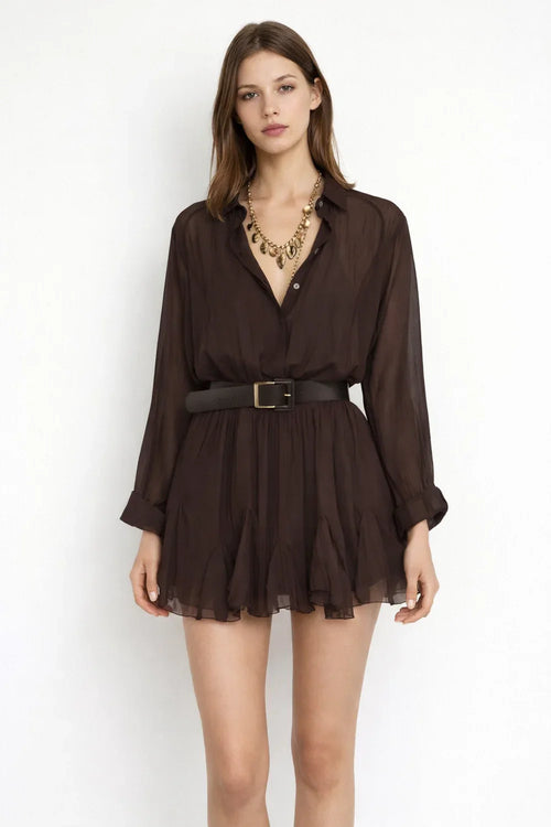 Silvia l Blusa Noir Elegance - Ana ruiz 