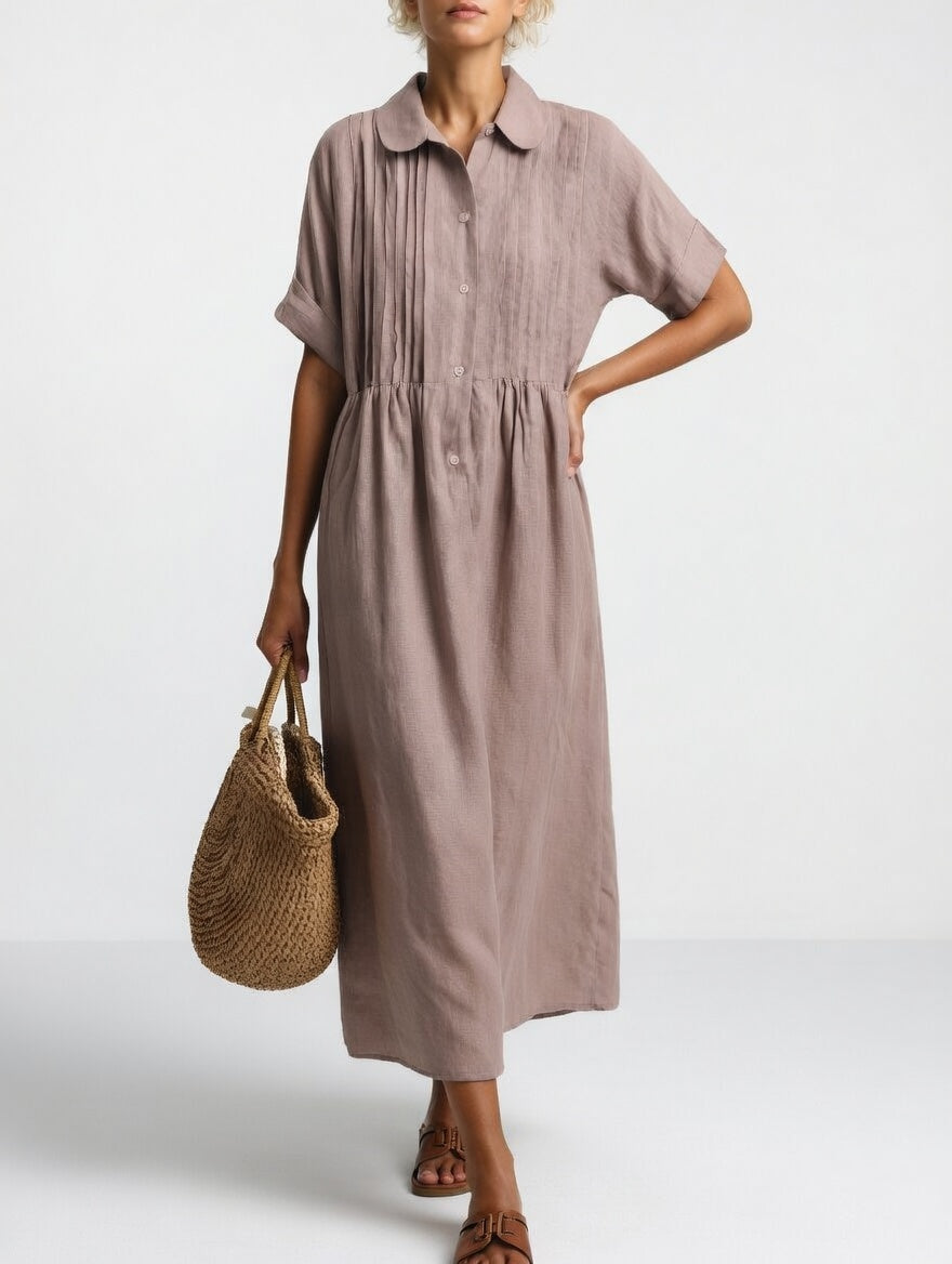 Sandra™ — Vestido camisero fluido de verano
