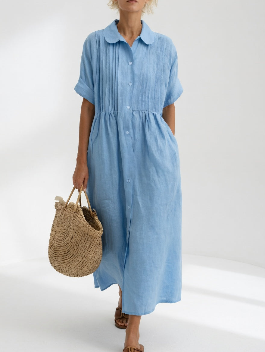 Sandra™ — Vestido camisero fluido de verano