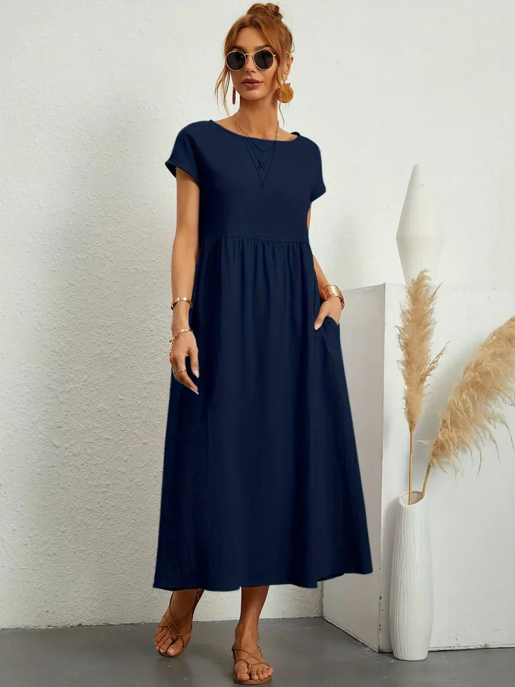 Gabriella | Vestido midi fluido, elegancia atemporal