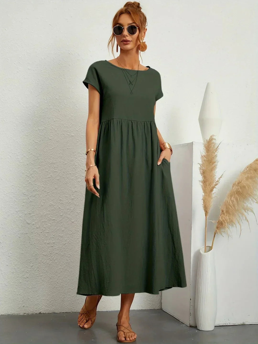 Gabriella | Vestido midi fluido, elegancia atemporal