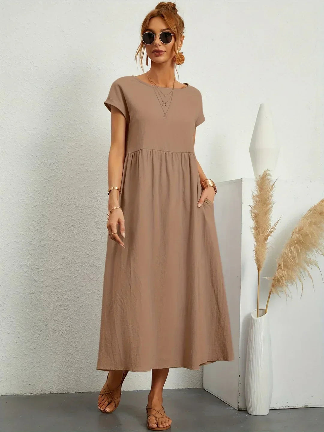 Gabriella | Vestido midi fluido, elegancia atemporal