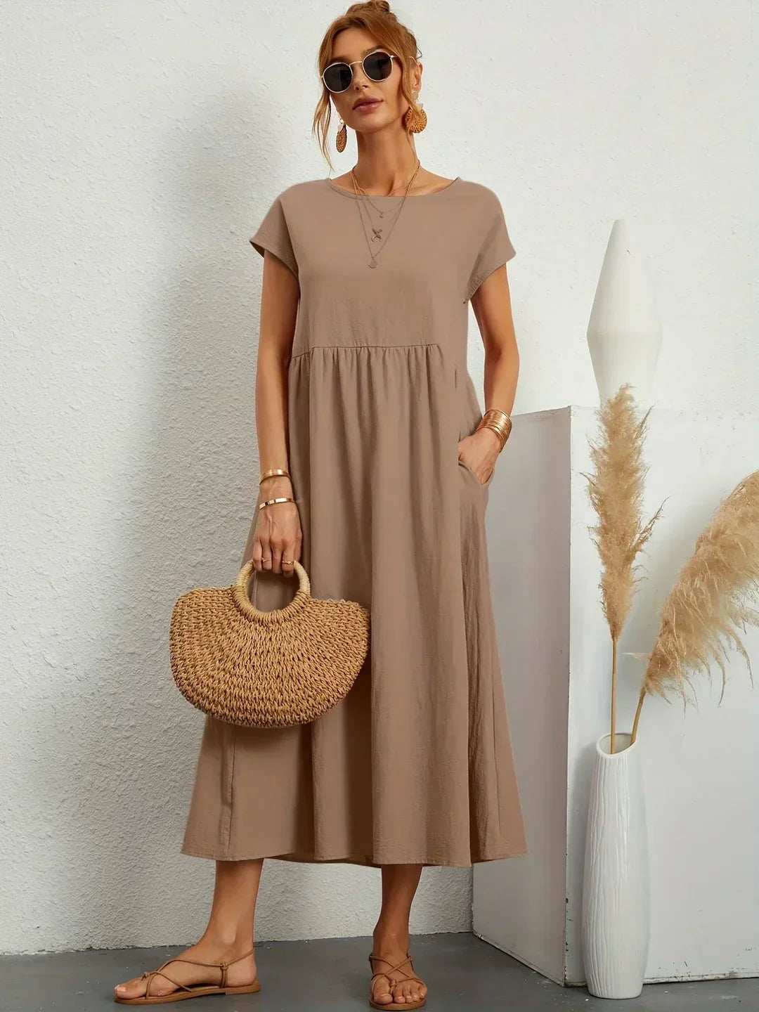 Gabriella | Vestido midi fluido, elegancia atemporal