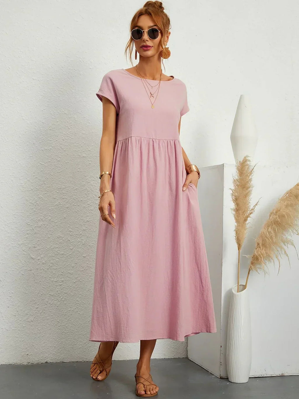 Gabriella | Vestido midi fluido, elegancia atemporal