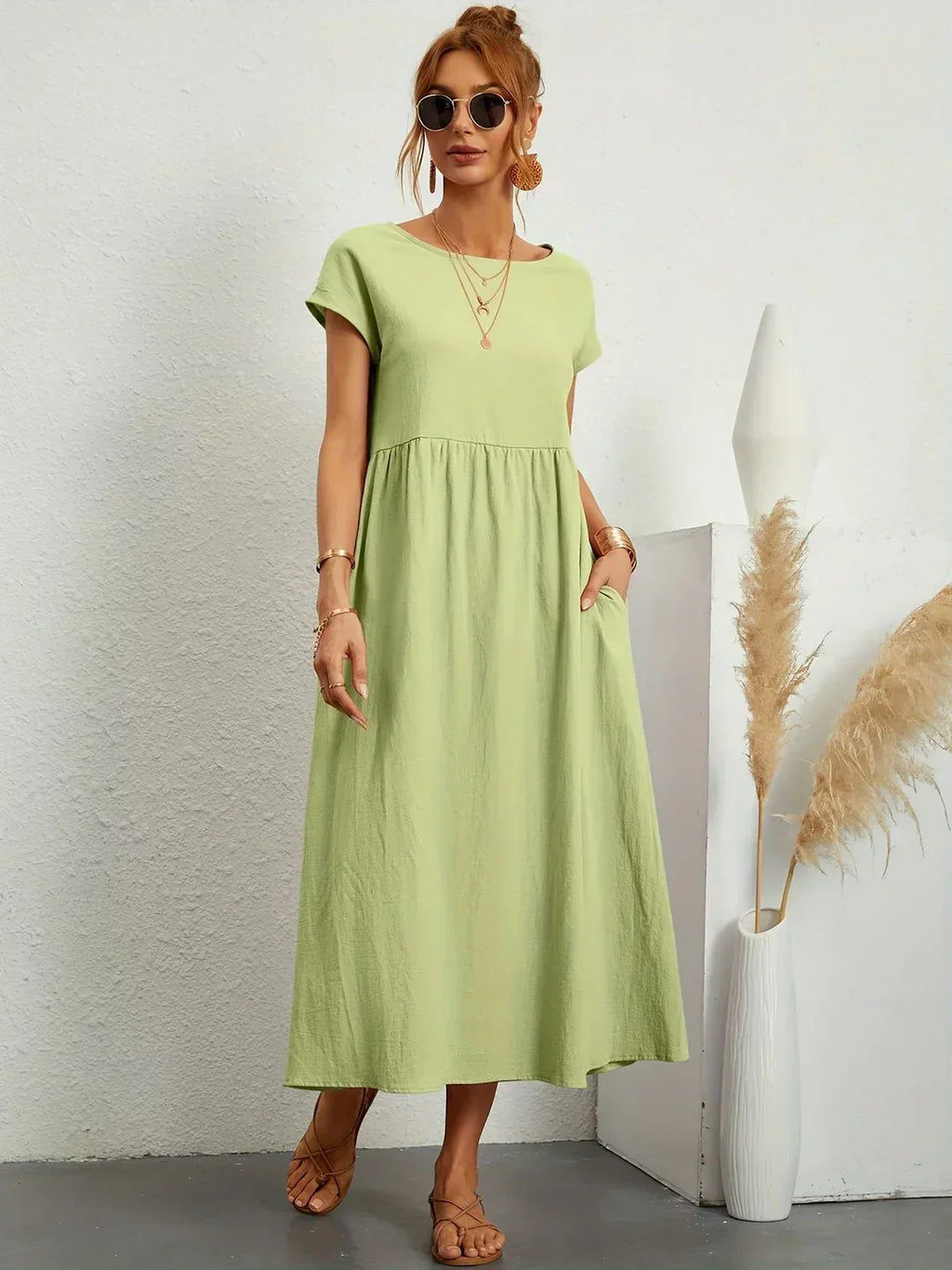 Gabriella | Vestido midi fluido, elegancia atemporal