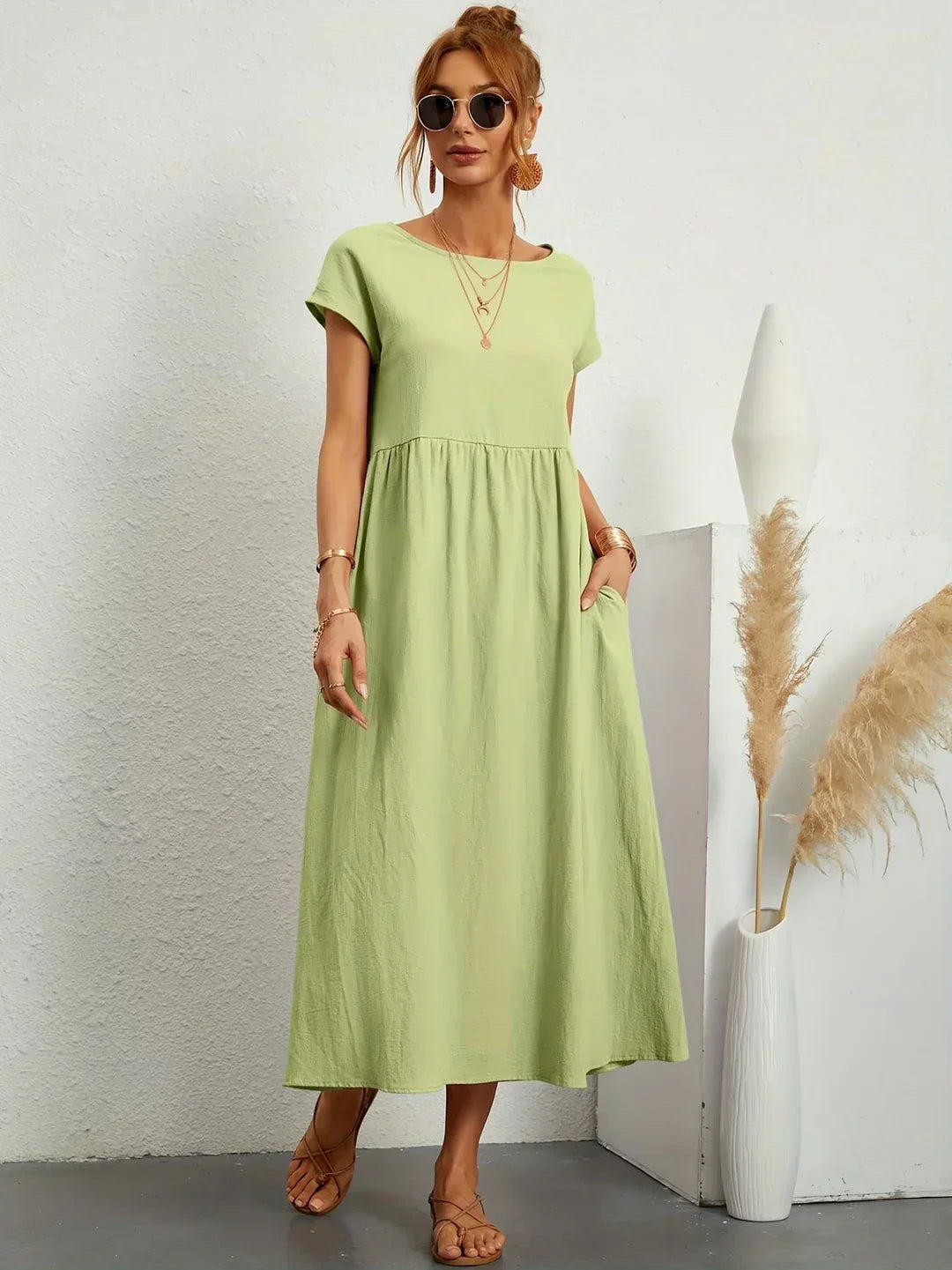 Gabriella | Vestido midi fluido, elegancia atemporal