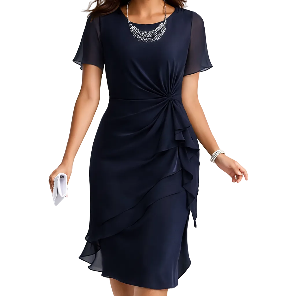 Arletta - Vestido con cintura fruncida - Ana Ruiz