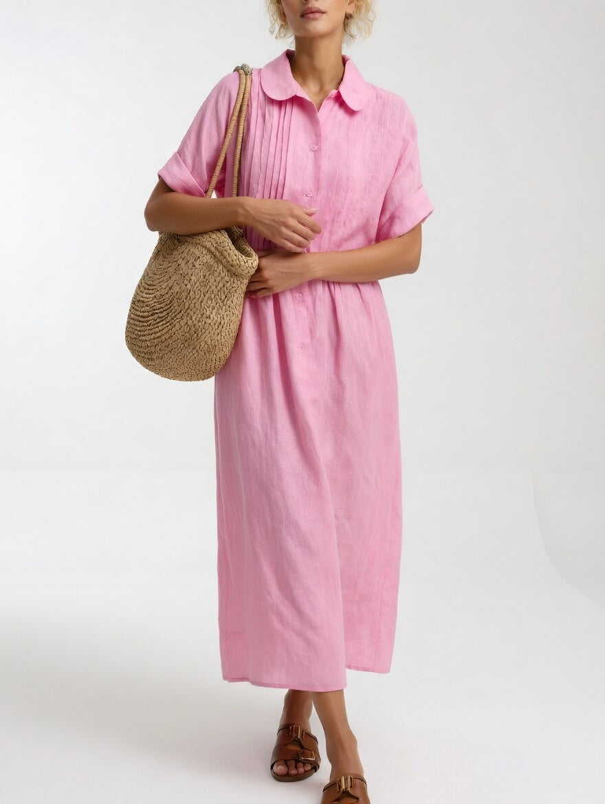 Sandra™ — Vestido camisero fluido de verano