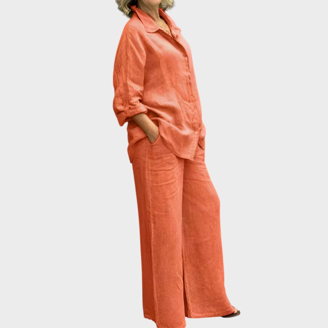 Lara | Conjunto De Camisa Y Pantalón - Ana ruiz 