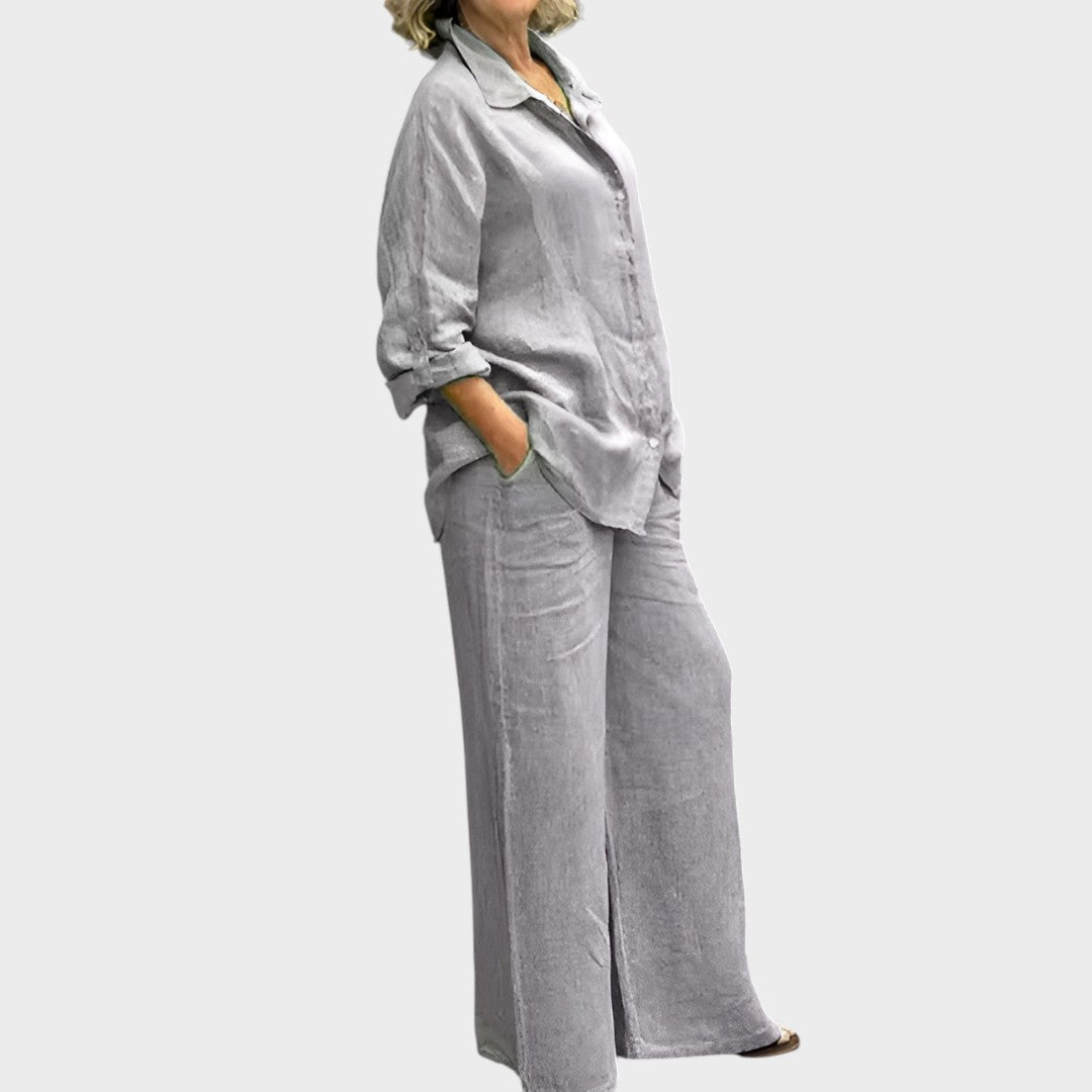 Lara | Conjunto De Camisa Y Pantalón - Ana ruiz 