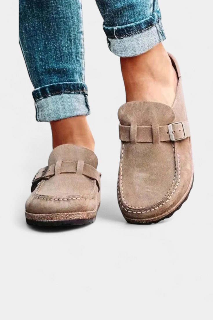 Elora | Zuecos Clásicos de Ante - Ana ruiz 