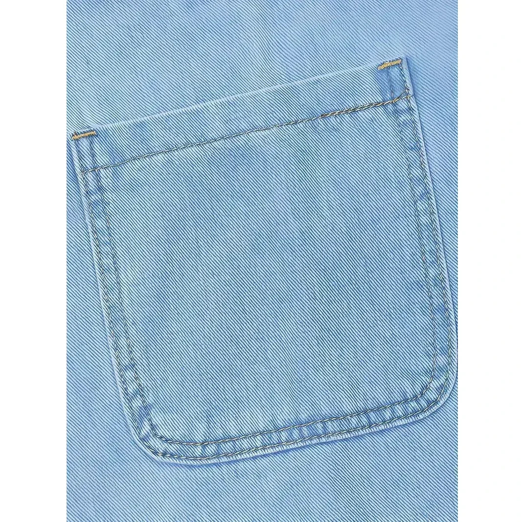 Saylor | Vestido de estilo denim relajado