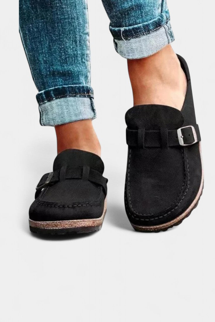 Elora | Zuecos Clásicos de Ante - Ana ruiz 