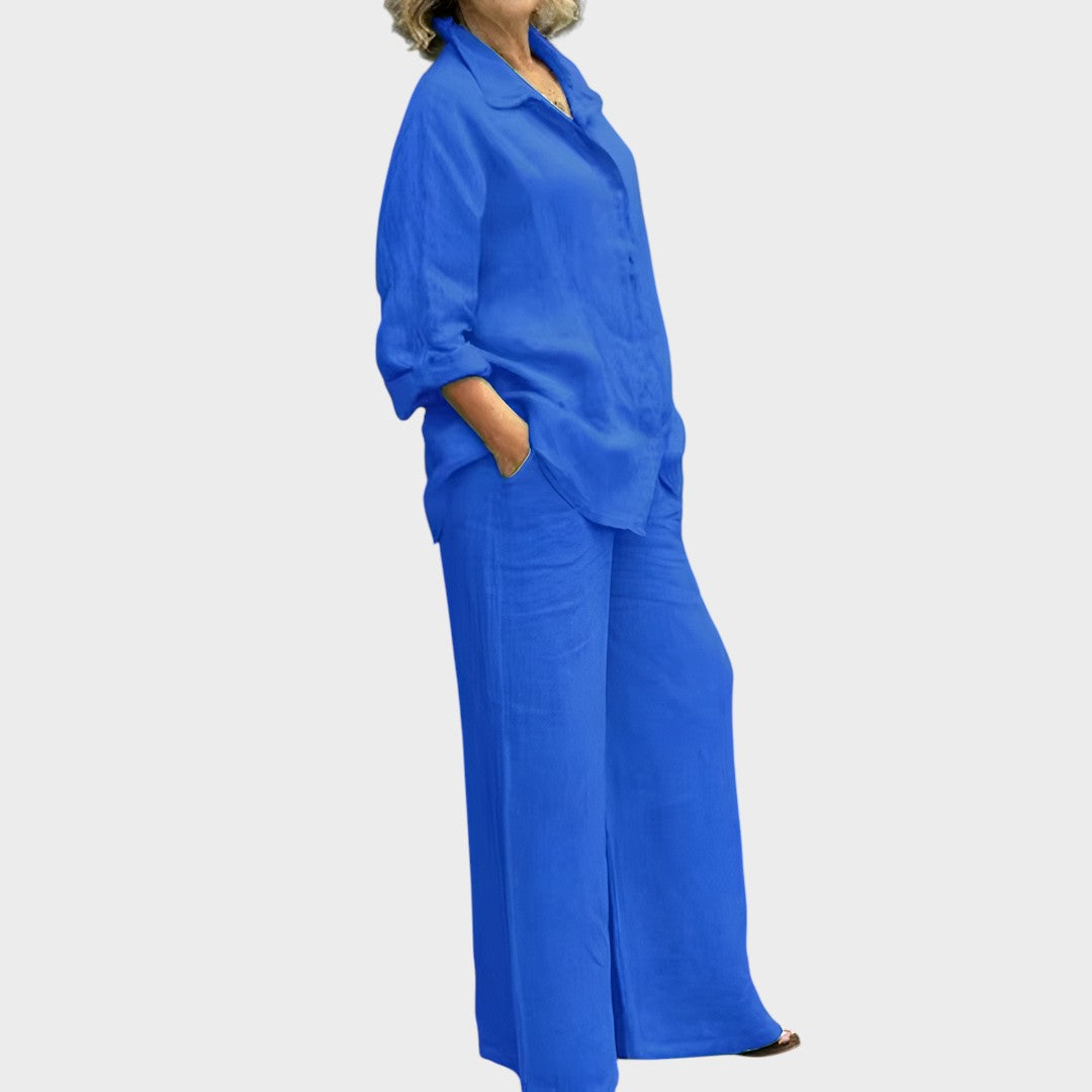 Lara | Conjunto De Camisa Y Pantalón - Ana ruiz 