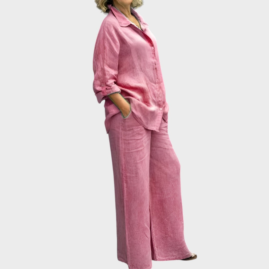 Lara | Conjunto De Camisa Y Pantalón - Ana ruiz 