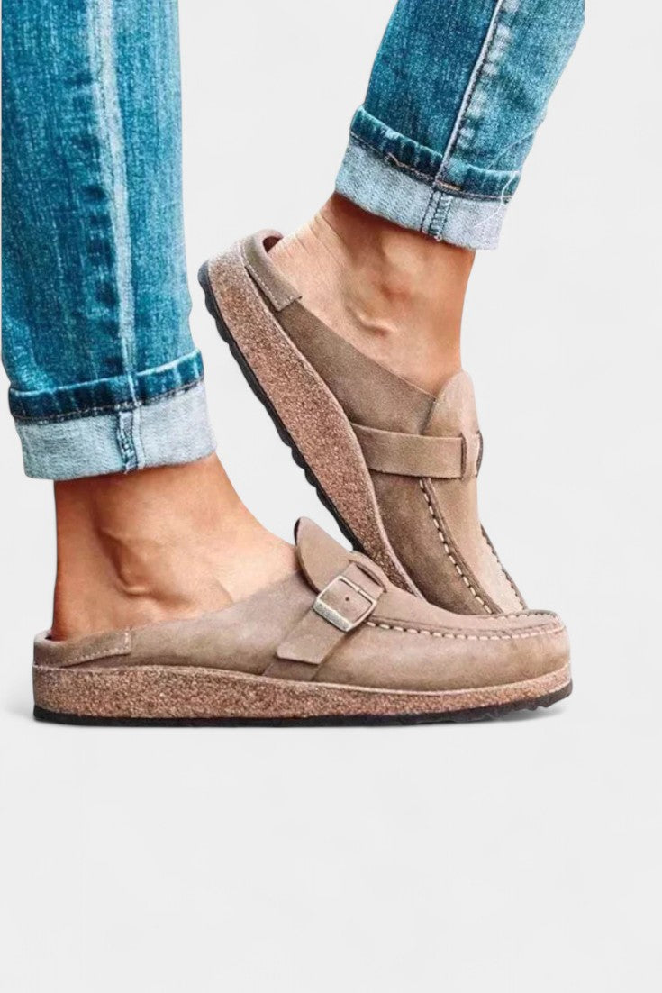 Elora | Zuecos Clásicos de Ante - Ana ruiz 