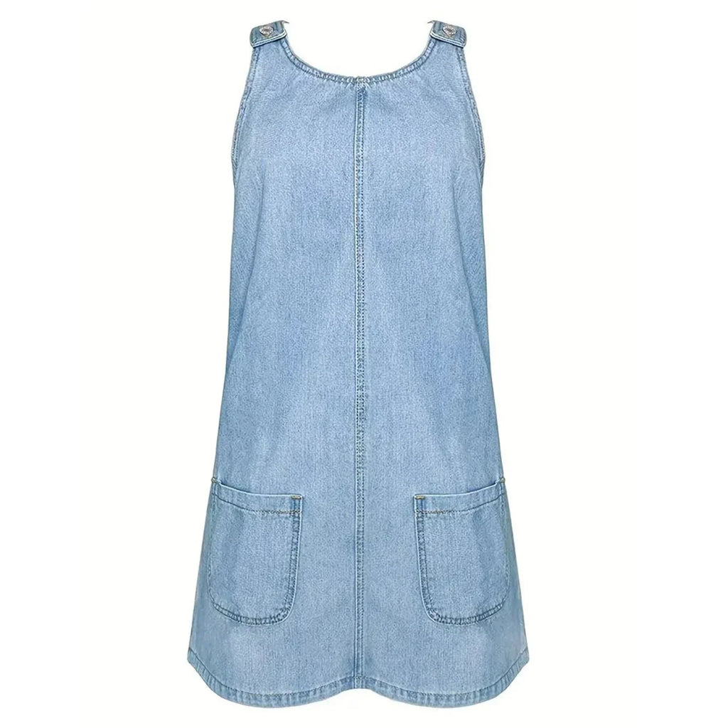 Saylor | Vestido de estilo denim relajado