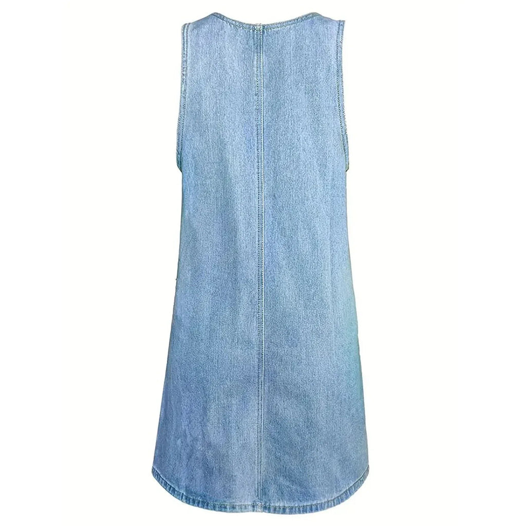 Saylor | Vestido de estilo denim relajado