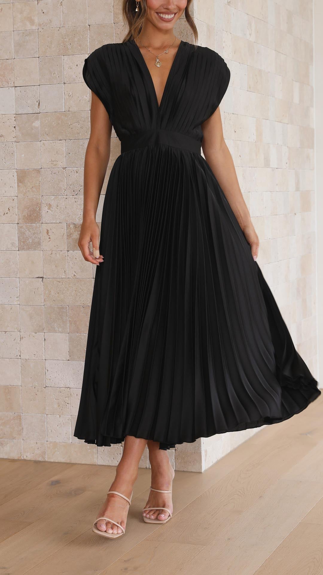 Violeta | Elegante vestido plisado - Ana ruiz 