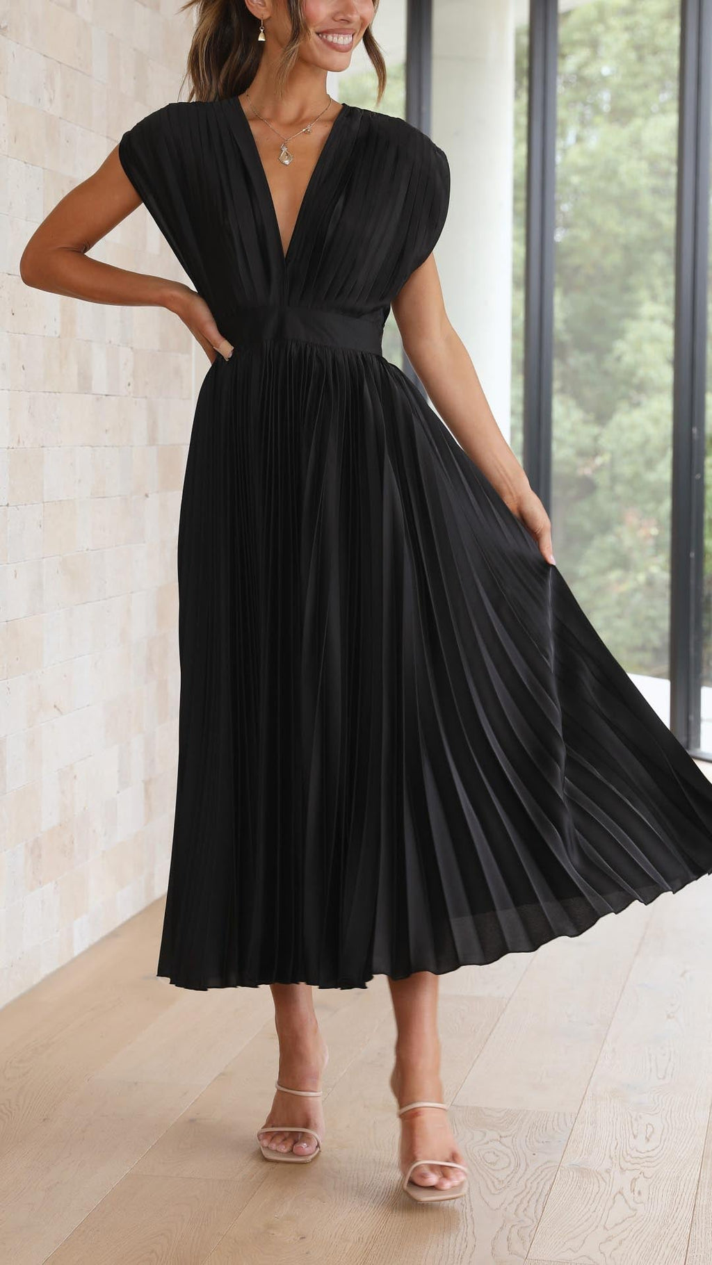 Violeta | Elegante vestido plisado - Ana ruiz 