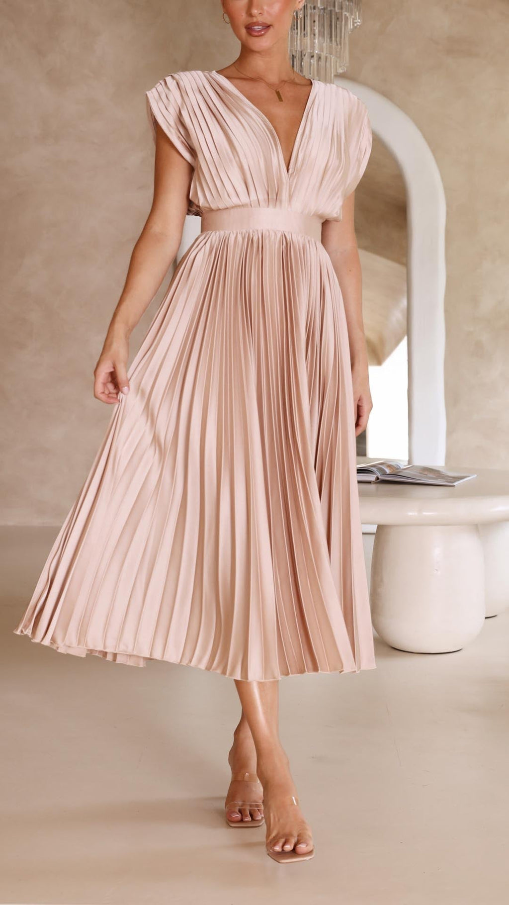 Violeta | Elegante vestido plisado - Ana ruiz 