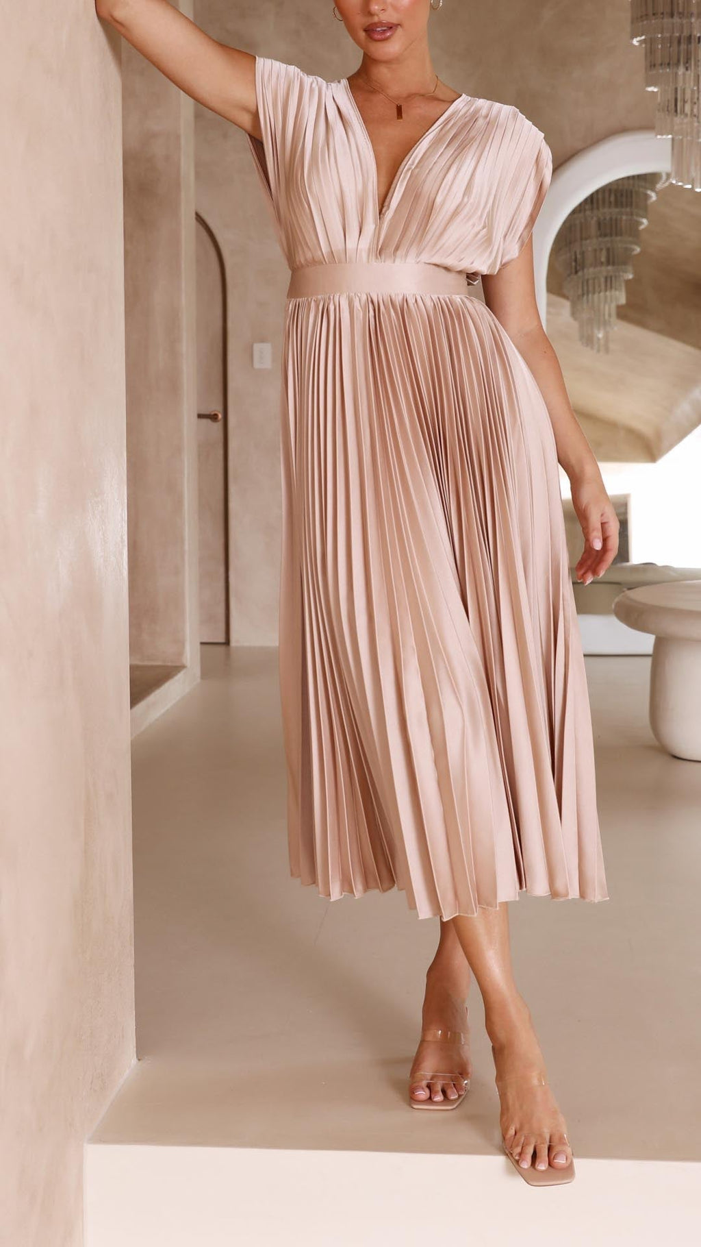 Violeta | Elegante vestido plisado - Ana ruiz 