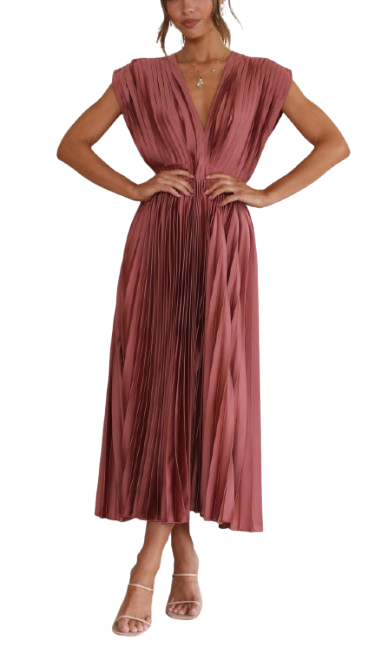 Violeta | Elegante vestido plisado - Ana ruiz 