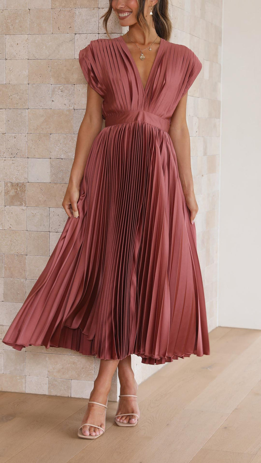 Violeta | Elegante vestido plisado - Ana ruiz 