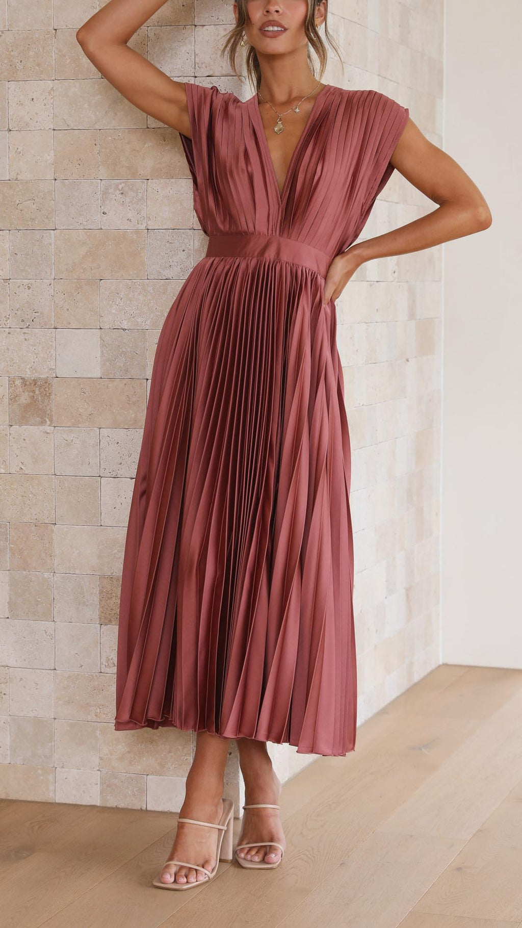 Violeta | Elegante vestido plisado - Ana ruiz 