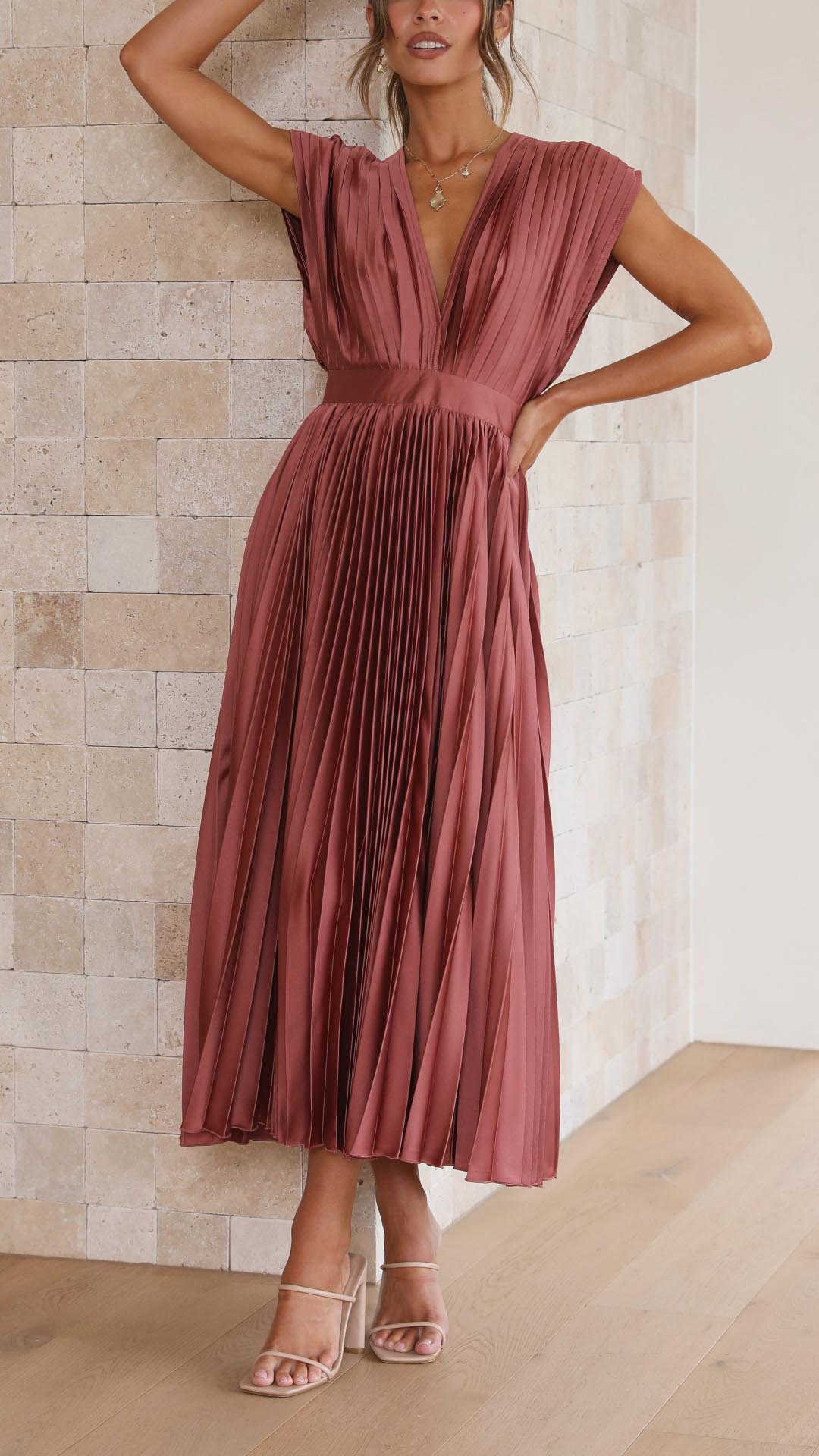 Violeta | Elegante vestido plisado - Ana ruiz 