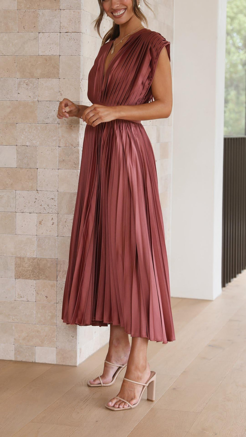 Violeta | Elegante vestido plisado - Ana ruiz 