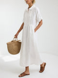 Sandra™ — Vestido camisero fluido de verano