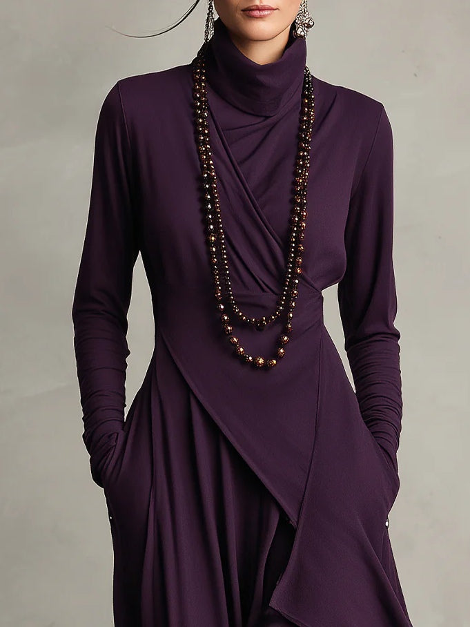 Malva | Vestido Maxi de Cuello Alto - Ana ruiz 