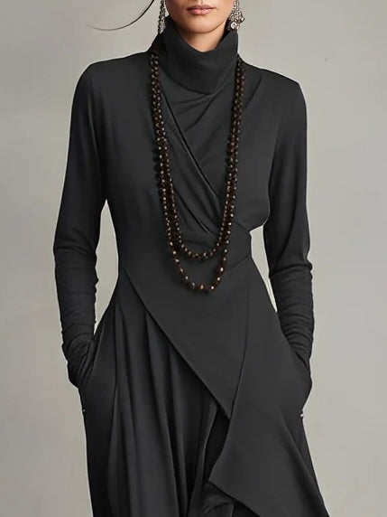 Malva | Vestido Maxi de Cuello Alto - Ana ruiz 