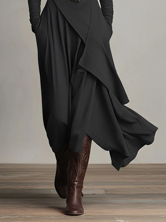 Malva | Vestido Maxi de Cuello Alto - Ana ruiz 