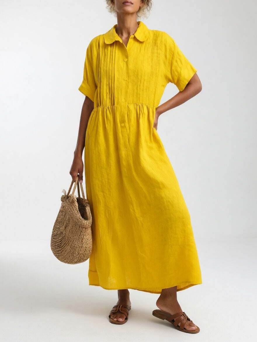 Sandra™ — Vestido camisero fluido de verano