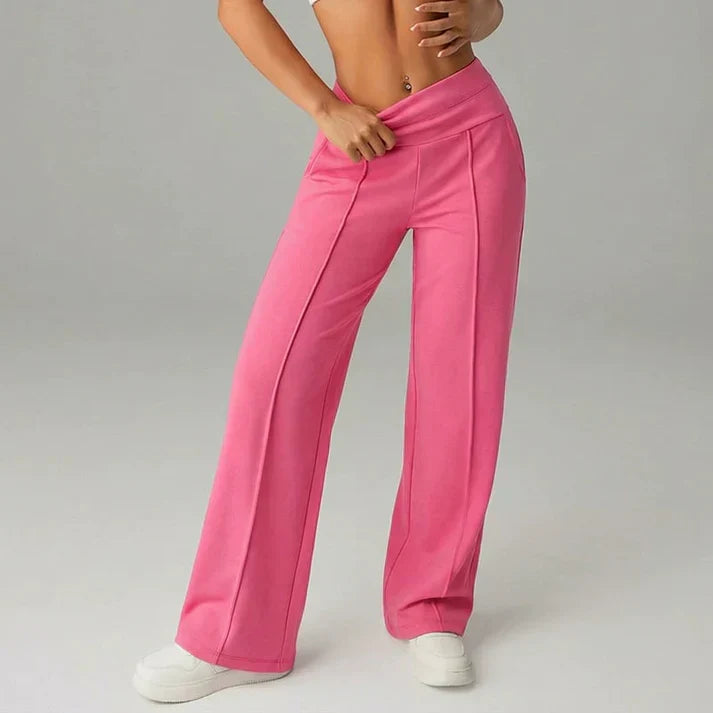 Cristina – Pantalón recto de cintura alta - Ana ruiz 