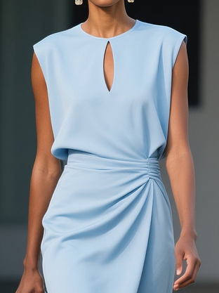 María | Vestido midi de diseño - Ana ruiz 