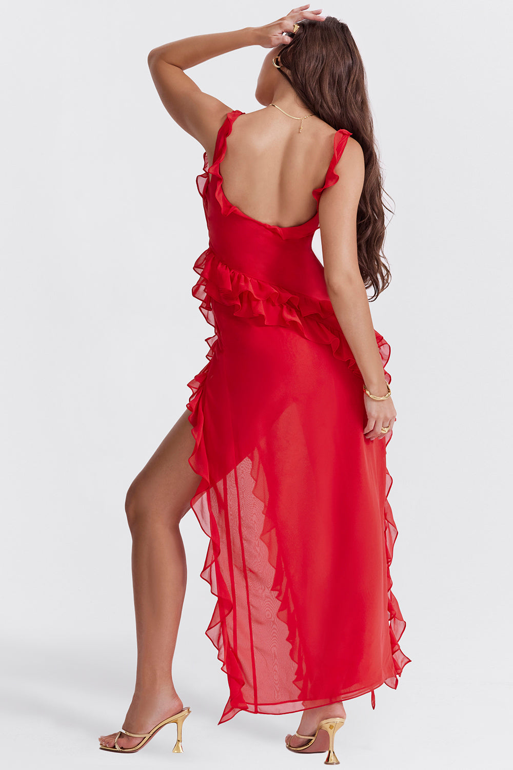 Luz | Vestido Deslumbrante con Volantes - Ana ruiz 