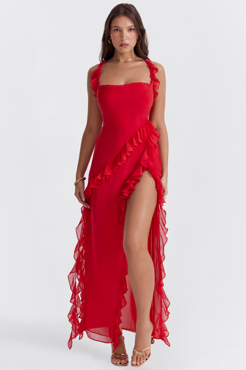 Luz | Vestido Deslumbrante con Volantes - Ana ruiz 