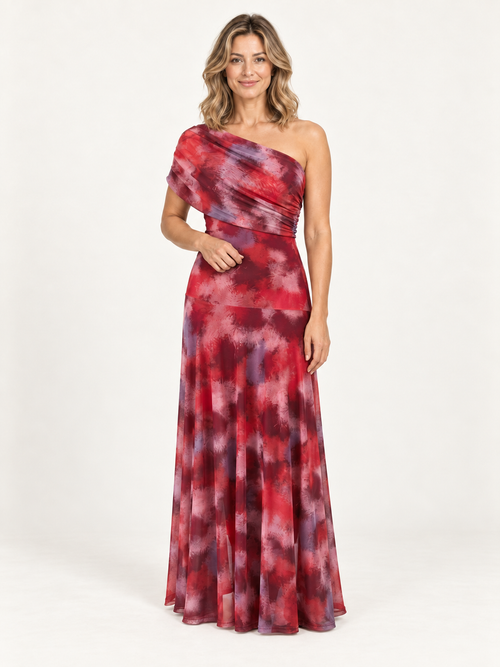 Carla | Vestido maxi con modelo rubia - Ana Ruiz