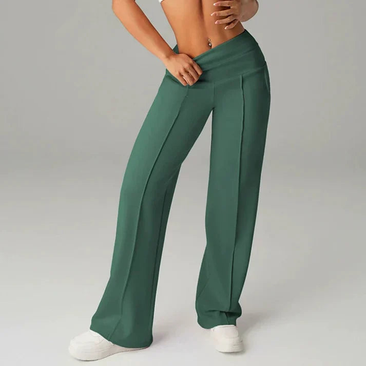 Cristina – Pantalón recto de cintura alta - Ana ruiz 