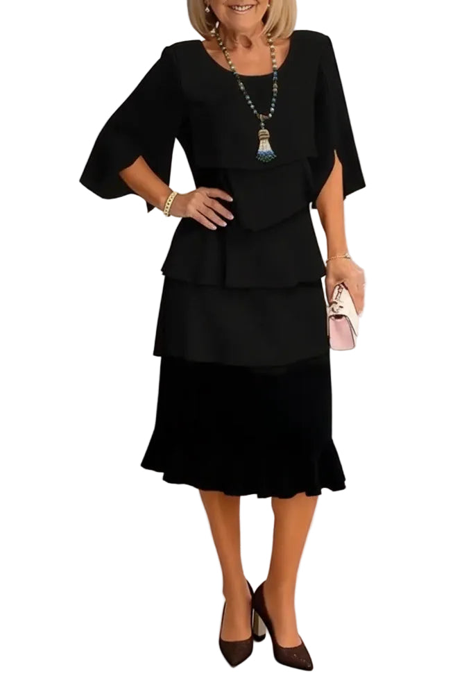 Patricia | Vestido cómodo con volantes - Ana Ruiz