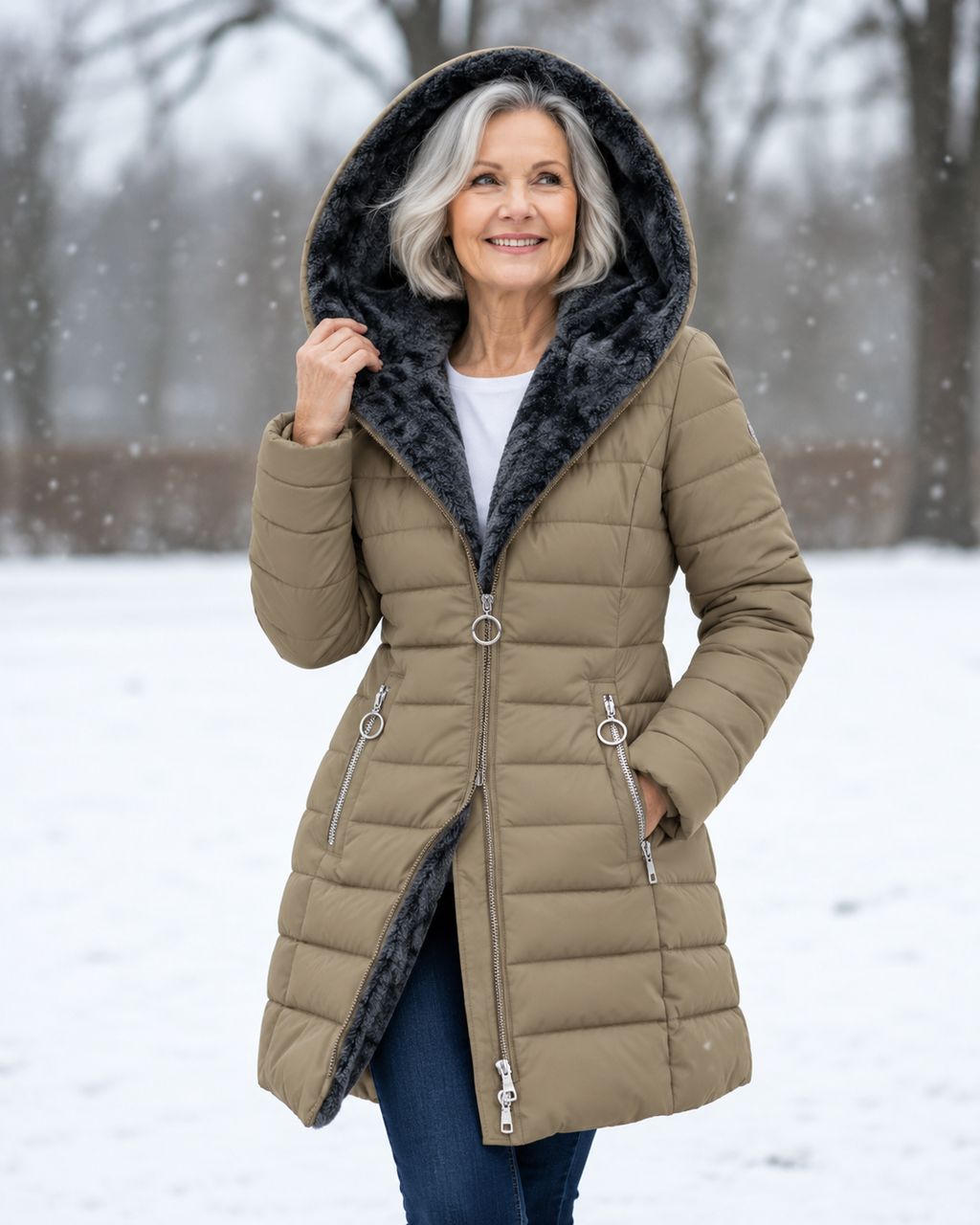Marga™ | Chaqueta de invierno acolchada y cálida con capucha - Ana ruiz 