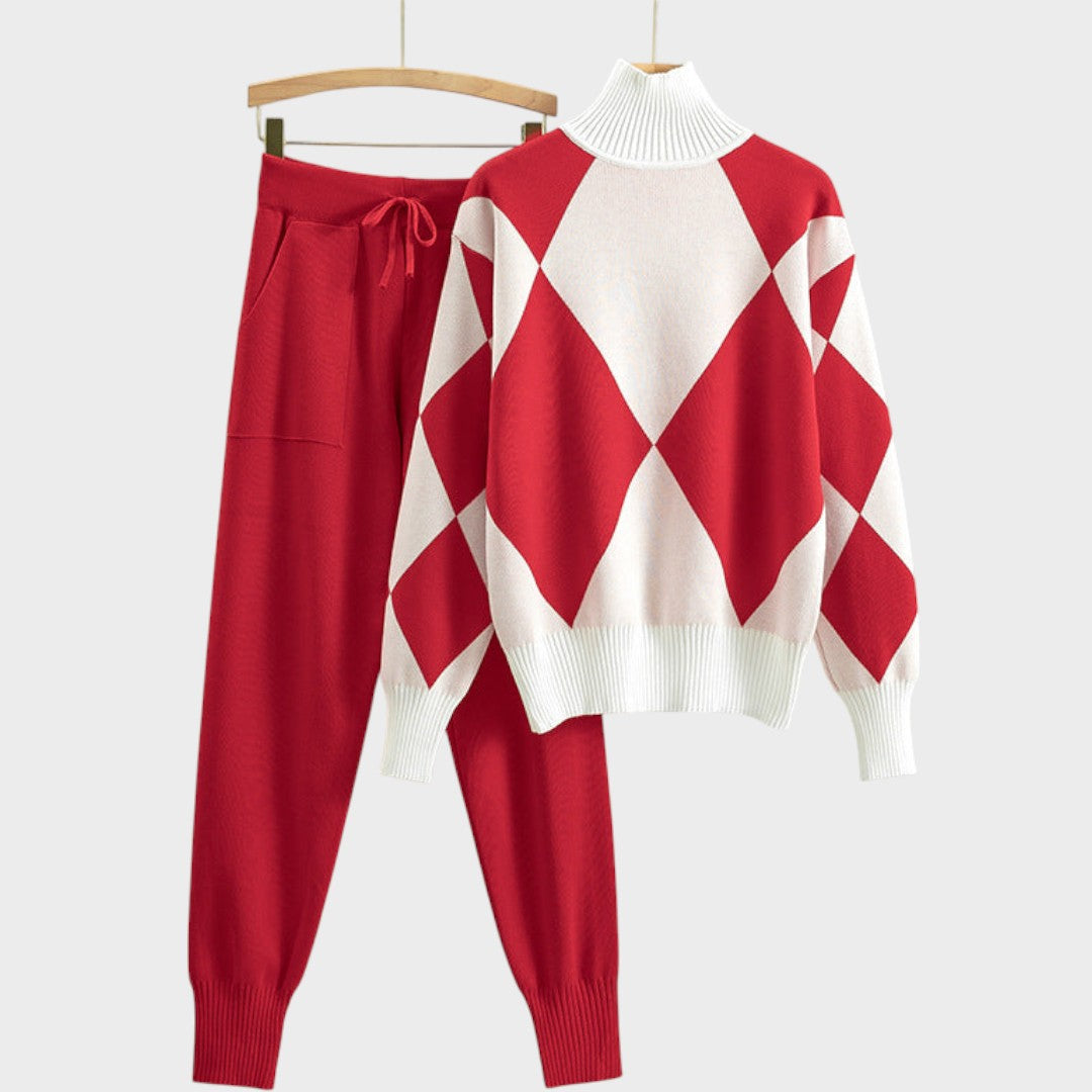 Mannu | Conjunto de Suéter y Pantalón de Malla Ligera - Ana ruiz 